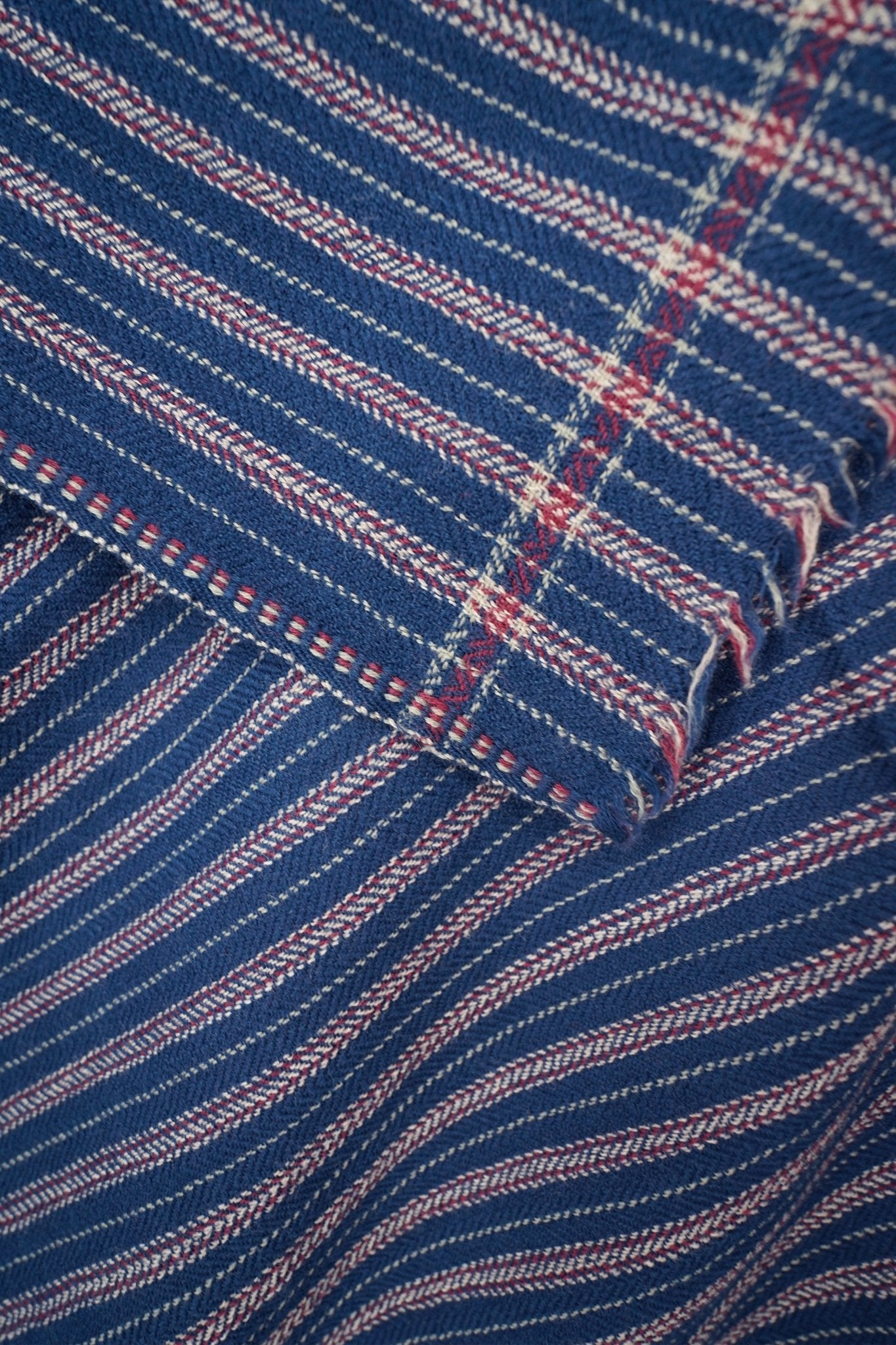 Plaid Laine N°80 Navy Blue - Moismont