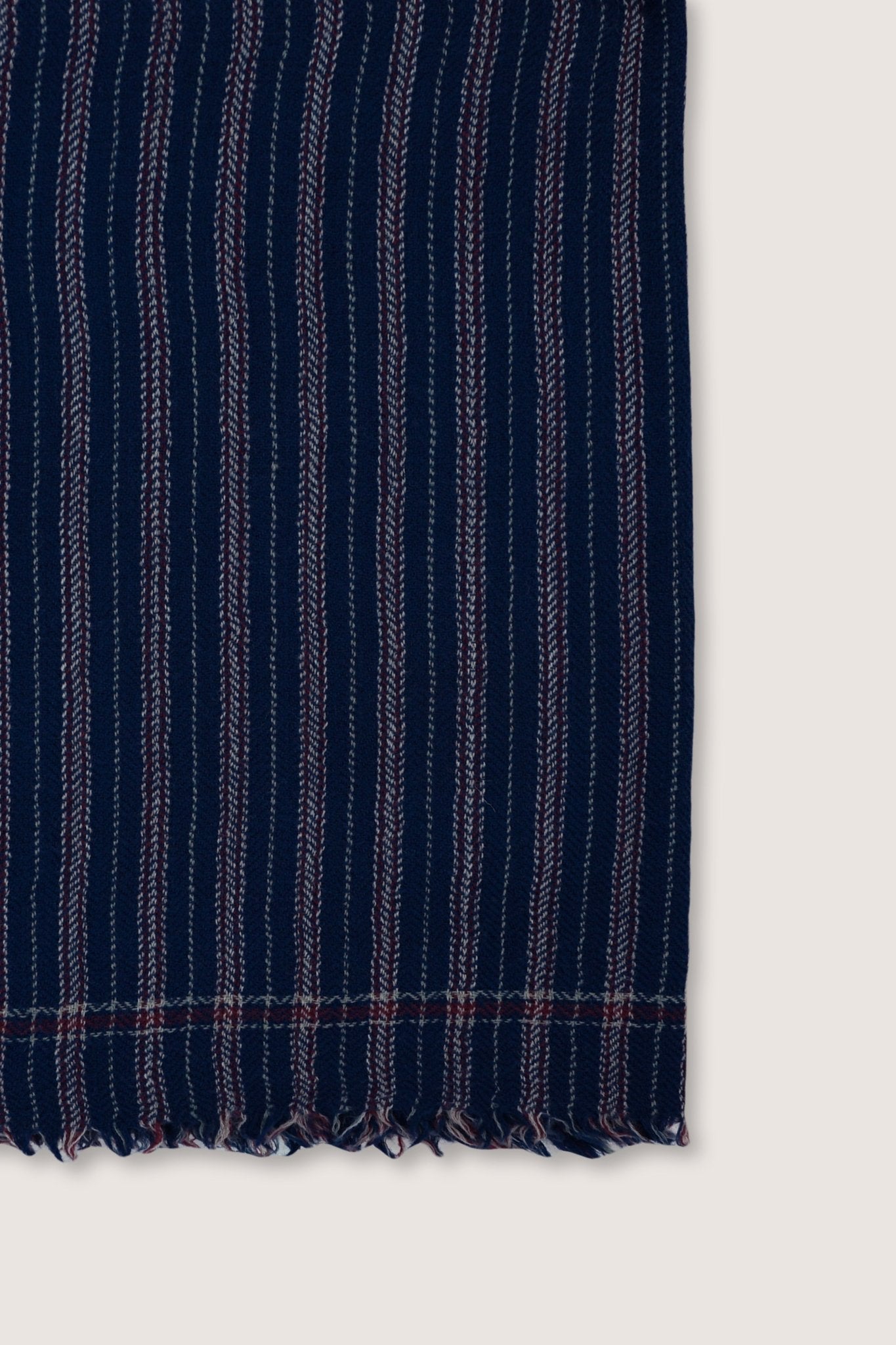 Plaid Laine N°80 Navy Blue - Moismont