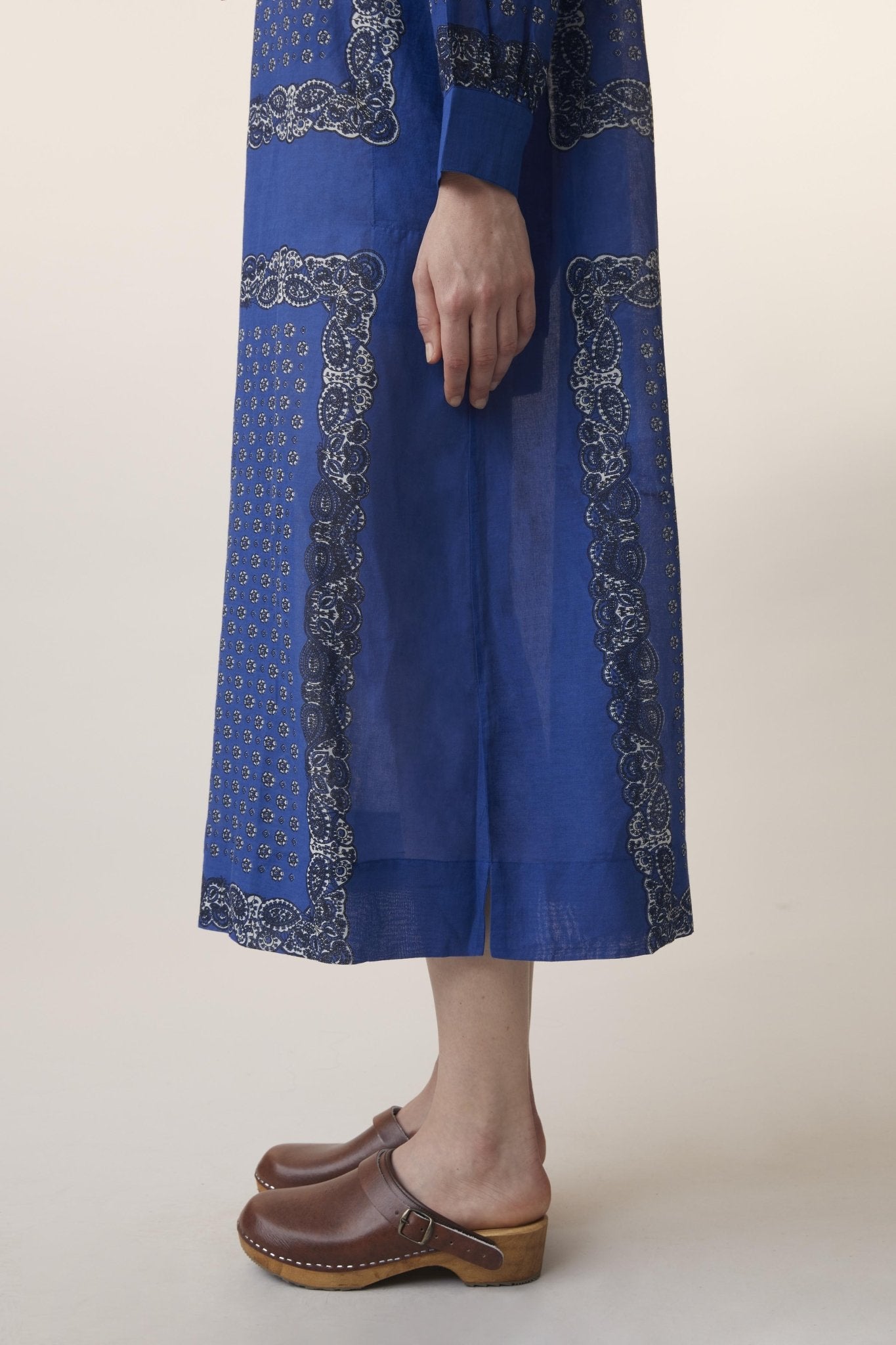 Robe Chloé N°785 Patchwork Royal Blue - Moismont