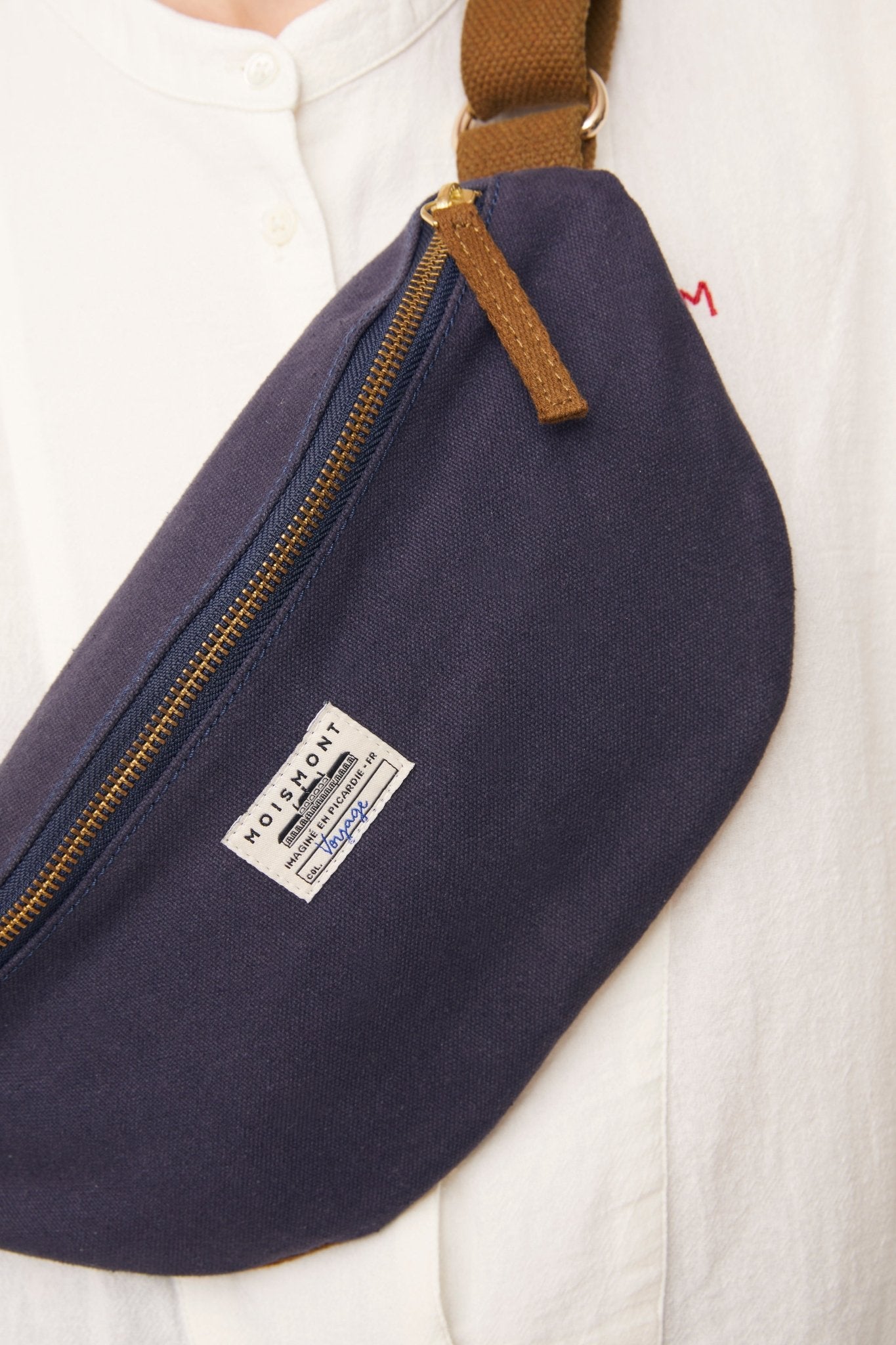 Sac Banane N°44 Canva Navy Blue - Moismont