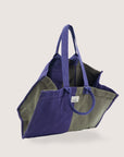 Sac Cabas N°39 Block Khaki/Ink Blue - Moismont