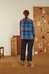 Blouse Nina N°707 Kolkata Blue Worker - Moismont