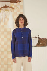 Blouse Nina N°707 Kolkata Violette - Moismont