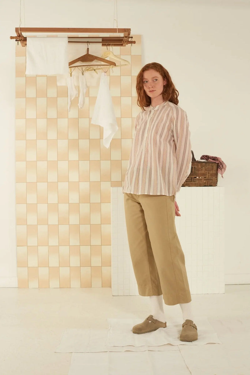 Blouse Nina N°707 Stripes Roma Natural - Moismont