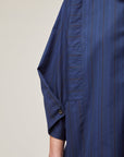 Chemise Simone N°730 Stripes Navy Blue - Moismont