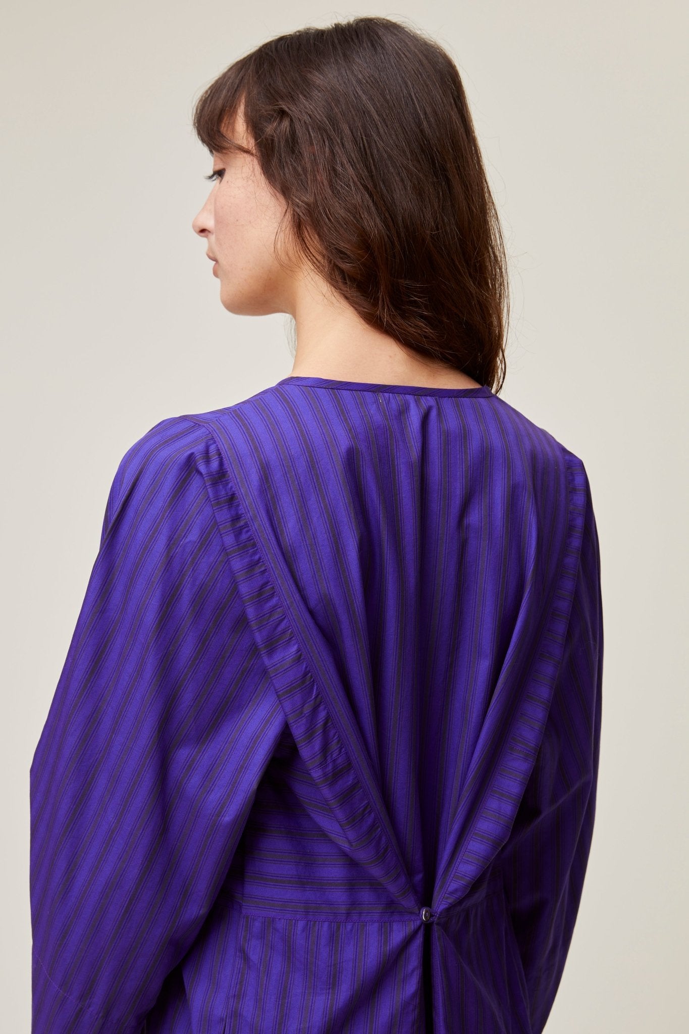 Robe Annouck N°734 Stripes Violette - Moismont