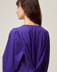 Robe Annouck N°734 Stripes Violette - Moismont
