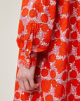 Robe Martine N°736 Amber Poppy Red - Moismont