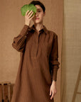 Robe N°9 Stripes Touquet Wood - Moismont