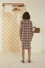 Robe Ninon N°709 Checks Verone Violette - Moismont